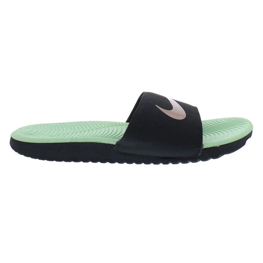 Nike Kawa (PS) Little Kids' Slides Off Noir-Mint Foam Size 12 C Slide On NIB